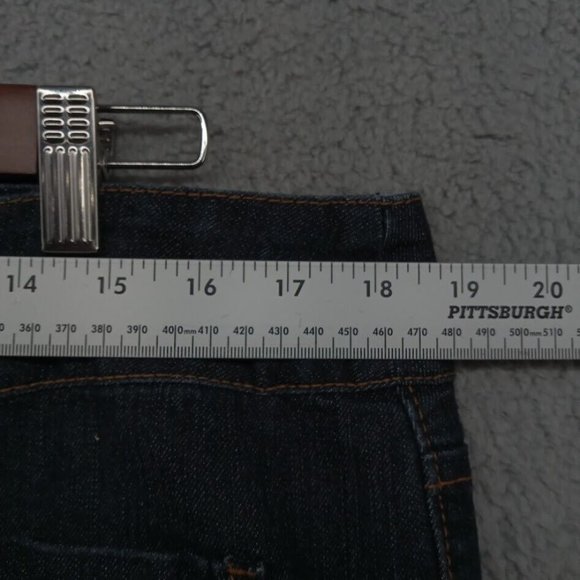 Torrid Shorts Womens 16 Blue Dark Wash Denim Jeans Pencil Skirt Casual Summer‎ - Picture 5 of 7